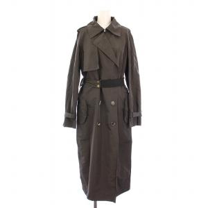 トレンチコート 36 チャコールブラック
