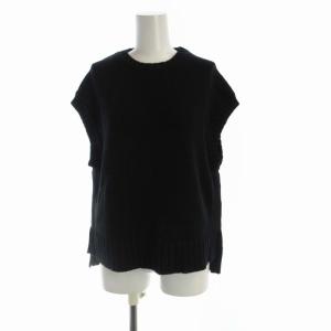 ニット セーター プルオーバー ノースリーブ 1 黒 ブラック BK012J1 /RO