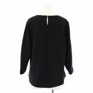 ANAYI 24SS ダンボールニットプルオーバー 10241815020 カットソー 七分袖 クルーネック 38