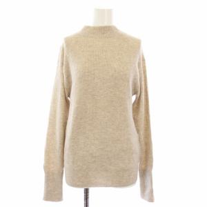 ウォッシャブル ウール カシミヤ ボトルネックニット セーター ベージュ 1613-105-3060 /TK