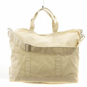 emmi別注 GroceryTotewStp トートバッグ ショルダーバッグ 2way キャンバス 白