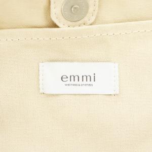 L.L.BEAN emmi別注 GroceryTotewStp トートバッグ ショルダーバッグ 2way キャンバス 白