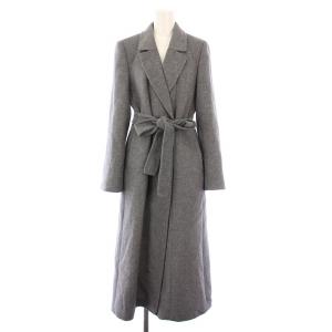 24AW ベルテッドレディコート チェスターコート アウター ロング丈 ウール ベルト 1 グレー SWFC245047