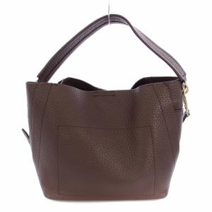 FURLA GRACE ホーボーバッグ ハンドバッグ ショルダーバッグ 2WAY レザー 茶 /TK