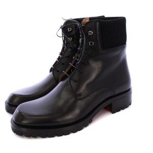 Christian Louboutin トラップマン ショートブーツ レースアップ 39 ブラック