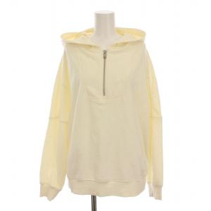 プルオーバー パーカー ハーフジップ 長袖 M アイボリー 1152781 /YM