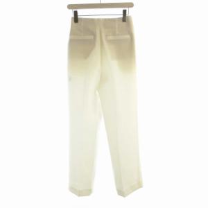UNITED ARROWS タグ付き ストレートパンツ スラックス センタープレス 36 白 ホワイト 1514-240-5088