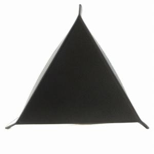 SMYTHSON TRINKET TRAY アクセサリートレイ ジュエリートレイ 三角 レザー 黒 ブラック /RO