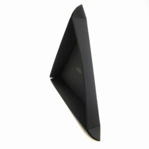 SMYTHSON TRINKET TRAY アクセサリートレイ ジュエリートレイ 三角 レザー 黒 ブラック /RO