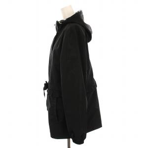 kate spade new york パーカー ジャケット ジップアップ 裏地チェック アウター M 黒 KSR23722J /YM