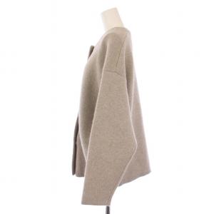 LAUTREAMONT ドロワット Droite ラクーンノーカラーニットアウター≪洗える≫ ジャケット 2 ベージュ 3805-17015