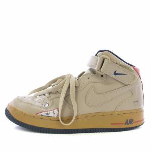 Air Force 1 Mid Tuskegee スニーカー US7 ベージュ 306352-221