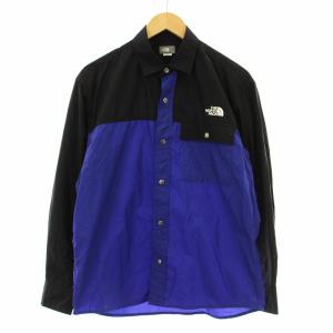 L/S Nuptse Shirt NR11961 ロングスリーブ ヌプシシャツ シャツジャケット バイカラー