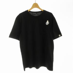 GREEN EARTH POCKET S/S R/TEE Tシャツ 半袖 L 黒 ブラック NT7UM12J