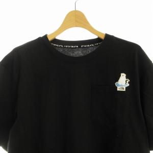 THE NORTH FACE GREEN EARTH POCKET S/S R/TEE Tシャツ 半袖 L 黒 ブラック NT7UM12J