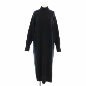 W/CA ハイネック ニットワンピース 15261993716 ロング マキシ 長袖 ウール カシミヤ混