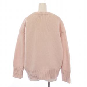GALERIE VIE 23AW ファインウール クルーネックプルオーバー ニット セーター 長袖 S ピンク 23-02-34-02302