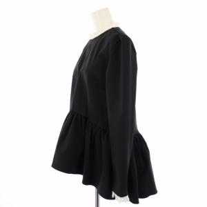 TSURU by Mariko Oikawa Eloise レースブラウス カットソー 長袖 36 黒 BL-2238150 /TK