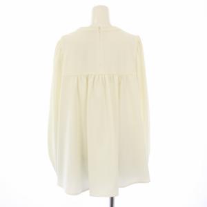 yori セレモニーリボンパフブラウス 長袖 ボウタイ 38 白 YR21-24007SP /TK