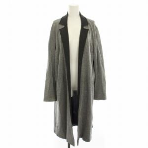 ロングカーディガン 長袖 大きいサイズ 13 グレー LS-30055 /HN