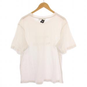 LARDINI メッセージT Tシャツ 半袖 クルーネック ロゴ 白 ホワイト /BB