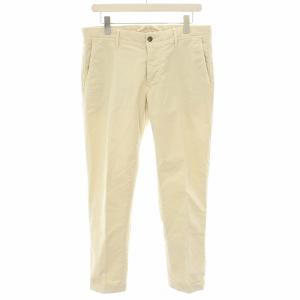 スラックス SLACKS スリムフィット SLIM  FIT ガーメントダイコットンストレッチギャバジンテーパードチノ