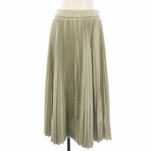 20AW プリーツスカート ロング 1 グリーン 168-0230567 /TK