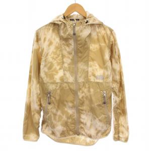 ジャケット アウター ジップアップ フード 薄手 タイダイ柄 総柄 ベージュ NP2004N /BB