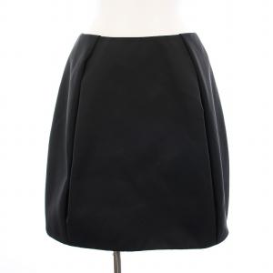 MEMORY SATIN MINI SKIRT メモリー サテン ミニ スカート 38 黒 BD2321-3H-11