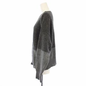 MHL. 21SS ニット セーター 長袖 ウール 2 グレー 595-1263500 /BM