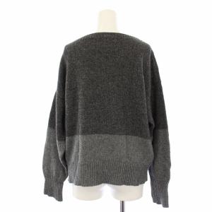 MHL. 21SS ニット セーター 長袖 ウール 2 グレー 595-1263500 /BM
