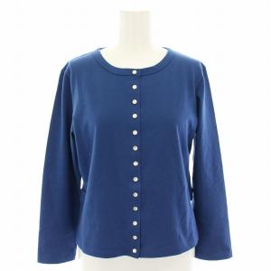 プレッションカーディガン スナップカーディガン 長袖 2 青 ブルー ED17J000 /YT