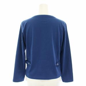 agnes b. プレッションカーディガン スナップカーディガン 長袖 2 青 ブルー ED17J000 /YT