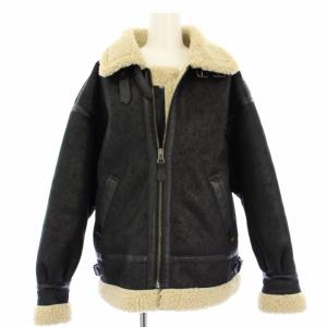B-3 フライトジャケット フェイクムートン アウター M 黒 TA7131-075 /TK