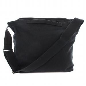 ショルダーバッグ キャンバス 黒 ブラック /G