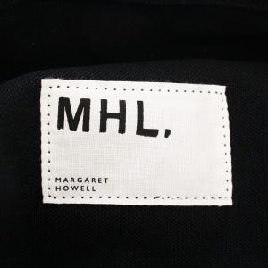 MHL. ショルダーバッグ キャンバス 黒 ブラック /G