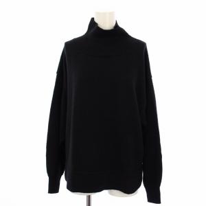 22AAW ニット セーター 長袖 ハイネック ウール 2 黒 578-2263006 /BM
