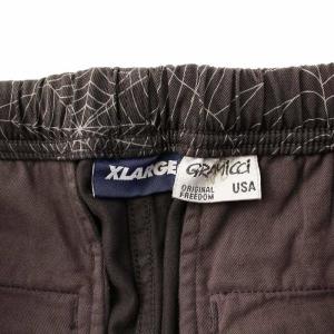 X-LARGE グラミチ Gramicci ショートパンツ イージーパンツ 蜘蛛の巣 S グレー 01152714 /KH