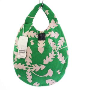 タグ付き 23SS soffione ソフィオーネ エッグバッグ ハンドバッグ トートバッグ 緑 abs9609