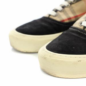 BURBERRY LONDON ロートップスニーカー LOW TOP SNEAKER シューズ ローカット 切替 ノバチェック スエード