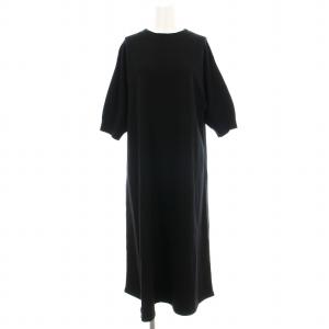 24AW ニットワンピース CA0250 半袖 ワンピース ロング 44 黒 ブラック /G