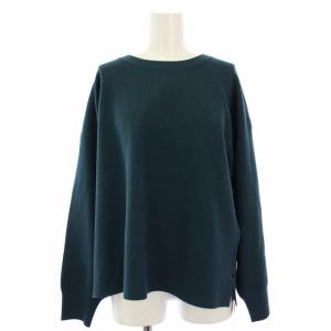 24AW ヴィスコースストレッチ ミラノリブ ニット セーター 長袖 44 グリーン KRWWCW0459