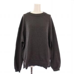 Hello Bonjour! Ribbed Sweate リブスウェット ニット セーター 長袖 クルーネック