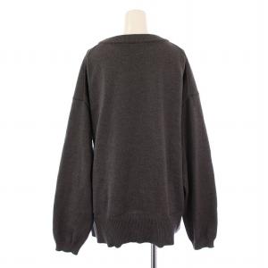 L'Appartement Hello Bonjour! Ribbed Sweate リブスウェット ニット セーター 長袖 クルーネック