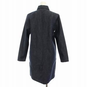 HYKE デニムコート ステンカラーコート アウター 1 インディゴ /YT