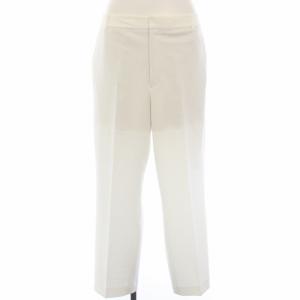 23SS 洗える ストレッチツイル センタープレスパンツ スラックス 44 白 PRWWSS0214 /TK