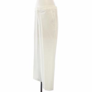 23区 23SS 洗える ストレッチツイル センタープレスパンツ スラックス 44 白 PRWWSS0214 /TK