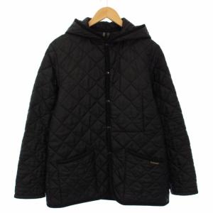 キルティングジャケット 中綿 フード アウター 38 黒 /TK