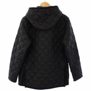 LAVENHAM キルティングジャケット 中綿 フード アウター 38 黒 /TK