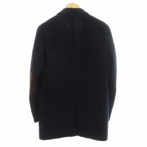 SOPHNET. 2WAY ブリティッシュ チェスターコート ミドル丈 エルボーパッチ 裏地カモフラ柄 アウター L 紺